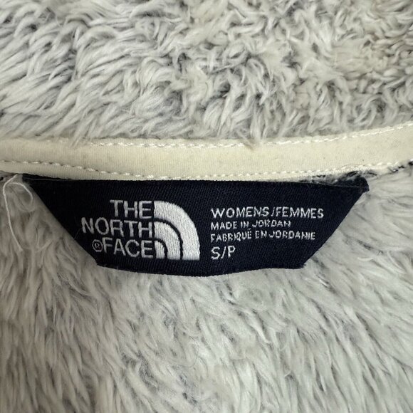 The North Face Furry Fleece Jacket Womens S Gray Sherpa Outdoors Hiking Camping - Picture 5 of 8